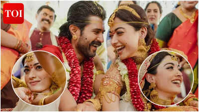 Rashmika Mandanna and Vijay Deverakonda wedding: VIROSH gets teary-eyed during varmala ceremony