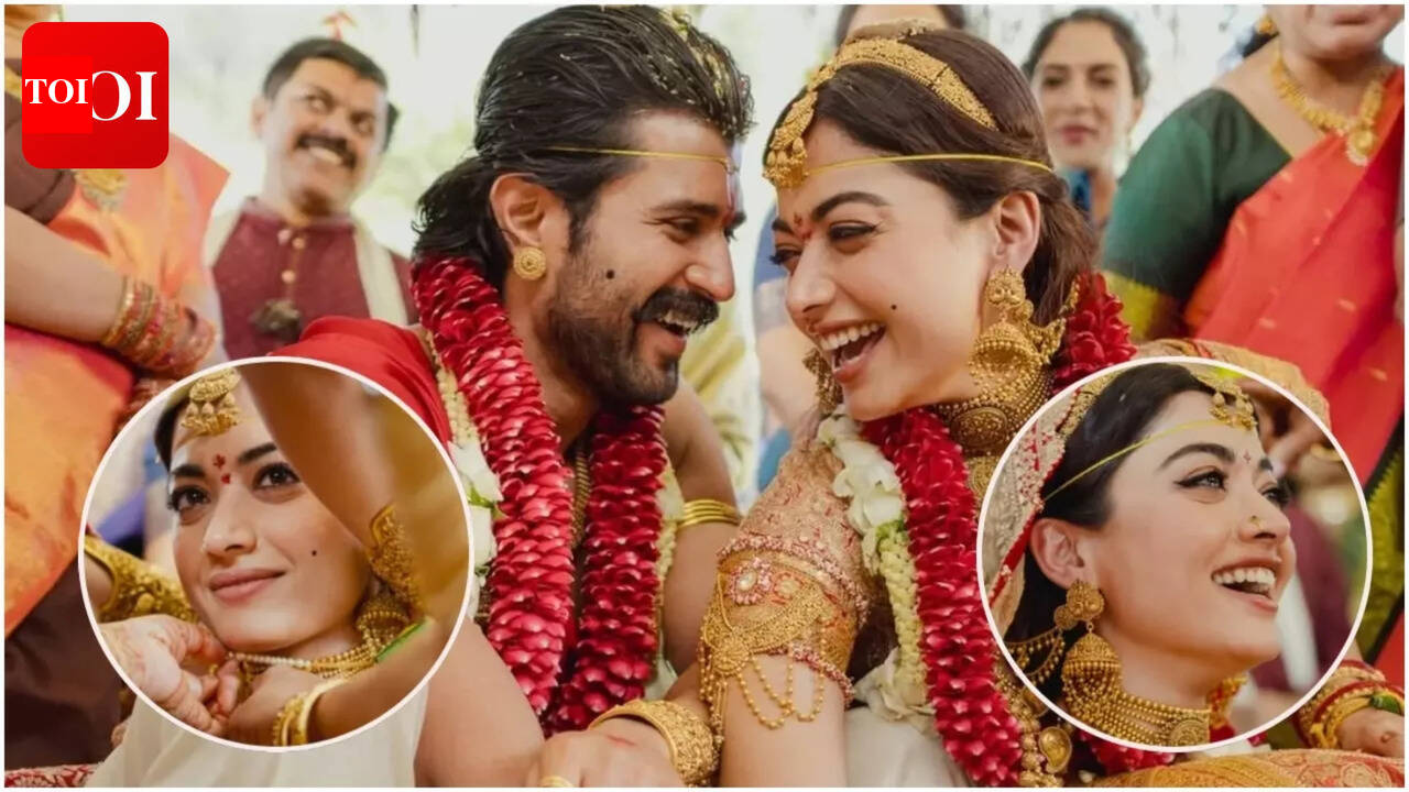 Rashmika Mandanna and Vijay Deverakonda wedding: VIROSH gets teary-eyed during varmala ceremony