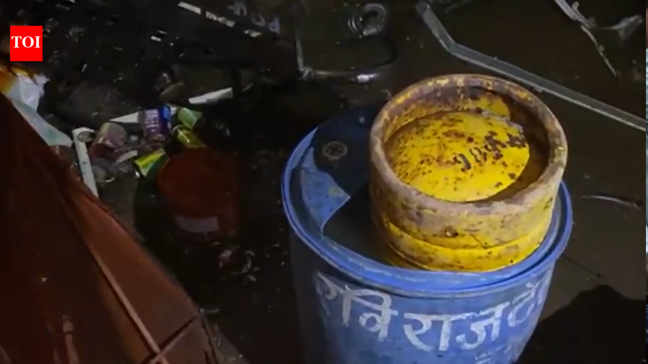 Gas leak during cylinder cutting at scrap shop sparks panic in Indore