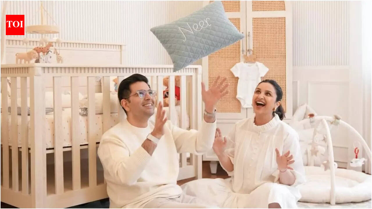 बेटे नीर के लिए परिणीति चोपड़ा और राघव चड्ढा की शांत नर्सरी के अंदर – तस्वीरें देखें |