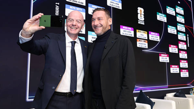  Francesco Totti hails Gianni Infantino a decade into his tenure as FIFA President