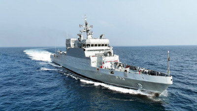 INS Anjadip, next powerhouse indigenous indigenously designed ‘Dolphin Hunter’, joins Indian Navy