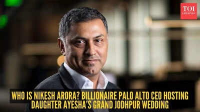 Who is Nikesh Arora? Palo Alto billionaire hosting grand Jodhpur wedding for daughter Ayesha and Jack Hughes