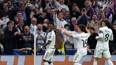 Real Madrid face Manchester City, PSG draw Chelsea in Champions League last 16 | Football News – The Times of India
