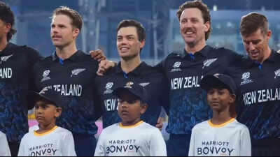 Anthem blunder in Colombo! New Zealand players left laughing before ENG vs NZ clash – Watch | Cricket News – The Times of India