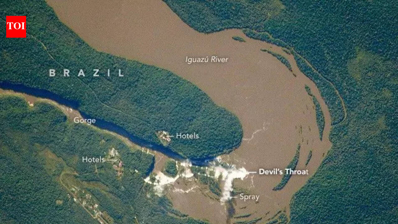 World’s largest waterfall system by width lies between Brazil and Argentina — stretching 2.7 kilometres