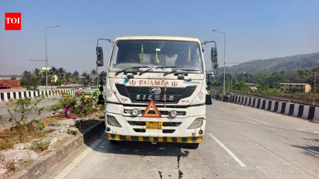 Navi Mumbai: Couple on bike hit by truck on highway, husband killed