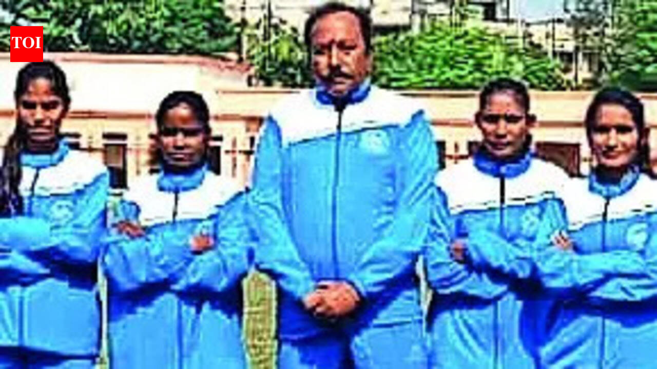 Football coach leads girls from village fields to national stage