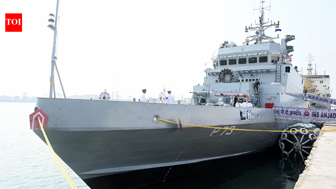 INS Anjadip, the new submarine hunter, joins Navy’s coastal security fleet