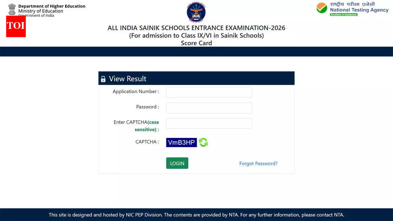 AISSEE 2026 result declared for Class 6 and 9, counselling process begins