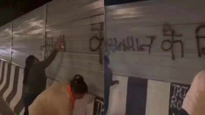 'Road is not for Muslims': 'Hate' graffiti on Delhi-Dehradun expressway; FIR filed