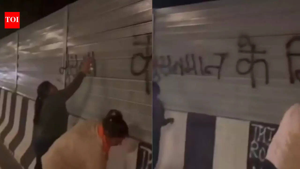 'Road is not for Muslims': 'Hate' graffiti on Delhi-Dehradun expressway; FIR filed