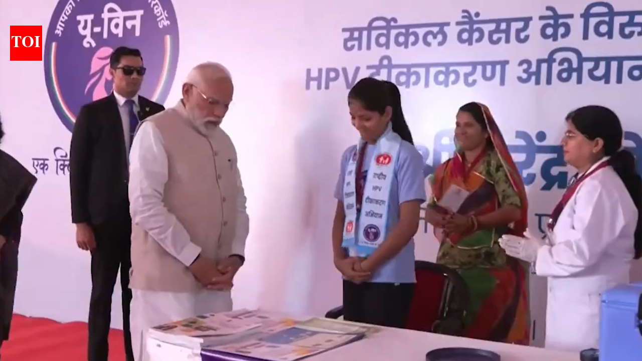 PM Narendra Modi launches HPV vaccination drive, 16k crore worth projects in Ajmer today