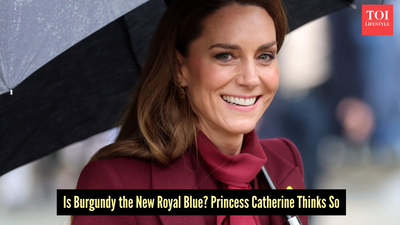 All eyes are on Kate Middleton, the Princess of Wales, as she makes burgundy the new royal uniform