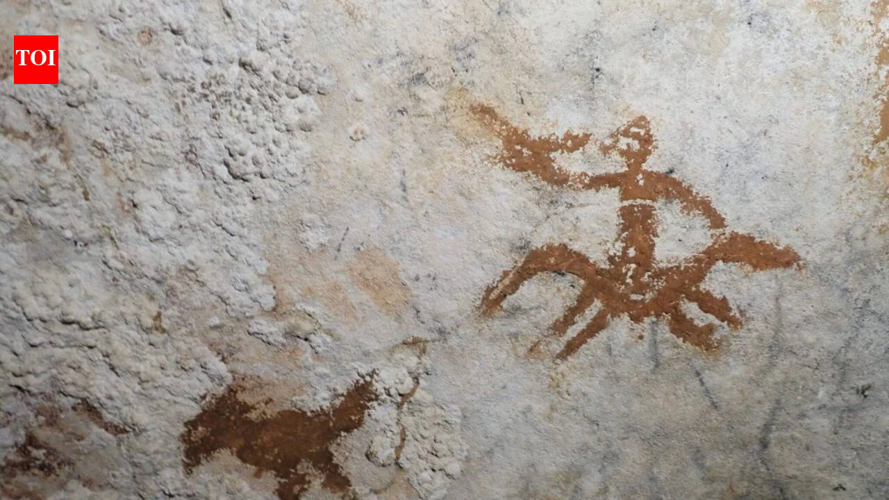 67,800-year-old hand stencil: The oldest dated rock art discovered in Indonesia