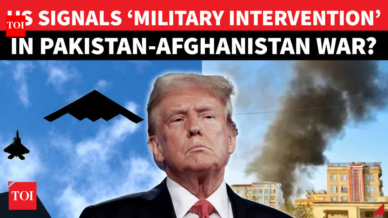 Trump's Shocking Declaration Amid Pakistan-Afghanistan 'OPEN WAR'; 'WOULD INTERVENE IF...' | Watch