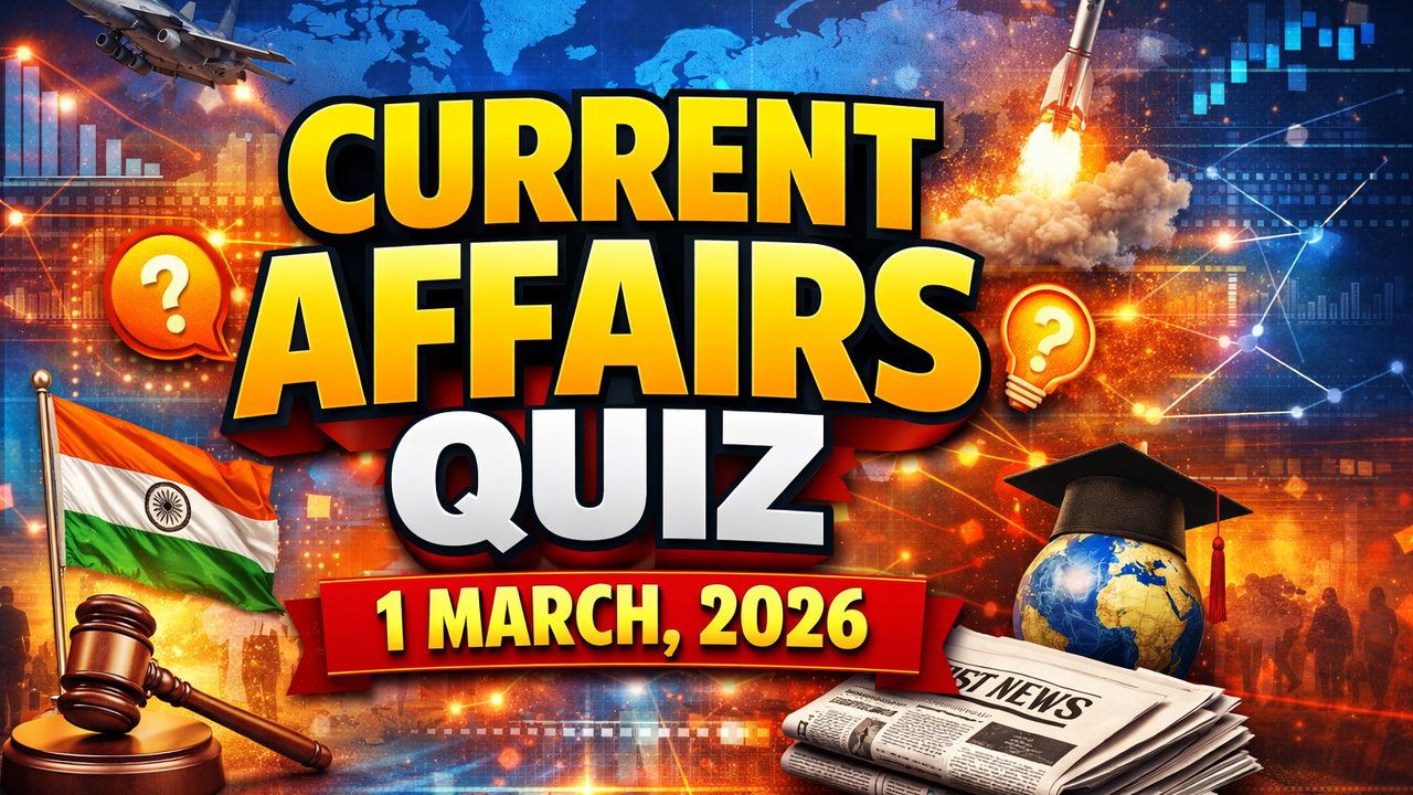 GK Quiz Today 01 March 2026 Latest Current Affairs Questions Answers ...