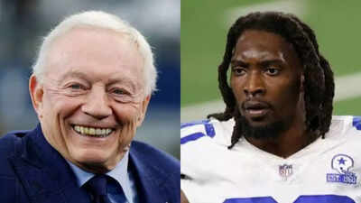  Jerry Jones reacts to DeMarcus Lawrence winning Super Bowl with Seattle Seahawks after leaving Dallas Cowboys
