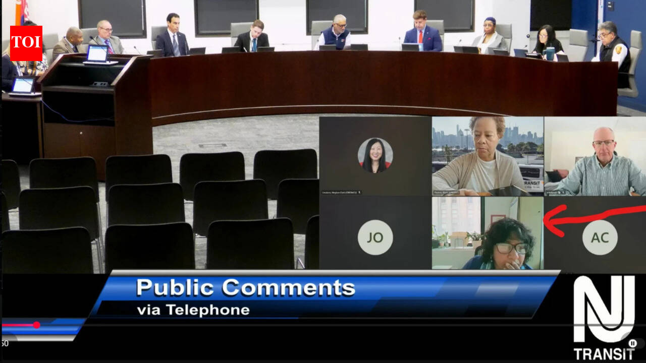 ‘Looks like incompetent Indians …’: Row over Shanti Narra attending New Jersey transit board meeting online