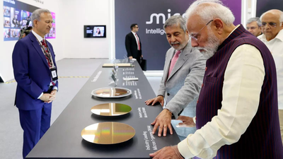  PM Modi inaugurates Micron’s Sanand chip plant; see pics