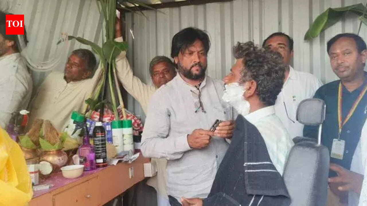Mundargi acts against untouchability, opens ‘Souharda Salon’ | Hubballi ...