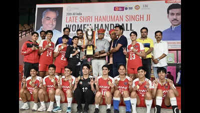 LPU-Phagwara beat Northern Railway 26-23 to win All India Hanuman Singh Women’s Handball Championship; Hosts Rajasthan, BSF finish joint third