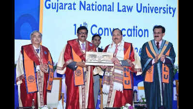 ‘Speak truth, practise righteousness’ relevant even today, CJI tells GNLU grads