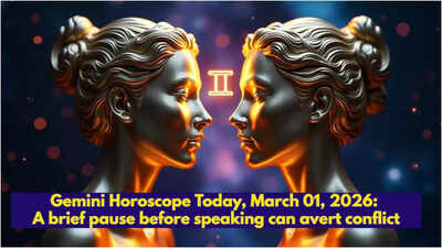 मिथुन राशिफल आज, 01 मार्च, 2026: बोलने से पहले थोड़ा रुकना संघर्ष को टाल सकता है