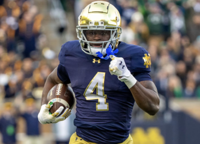  Notre Dame RB Jeremiyah Love turns heads with blazing speed in 40-yard dash