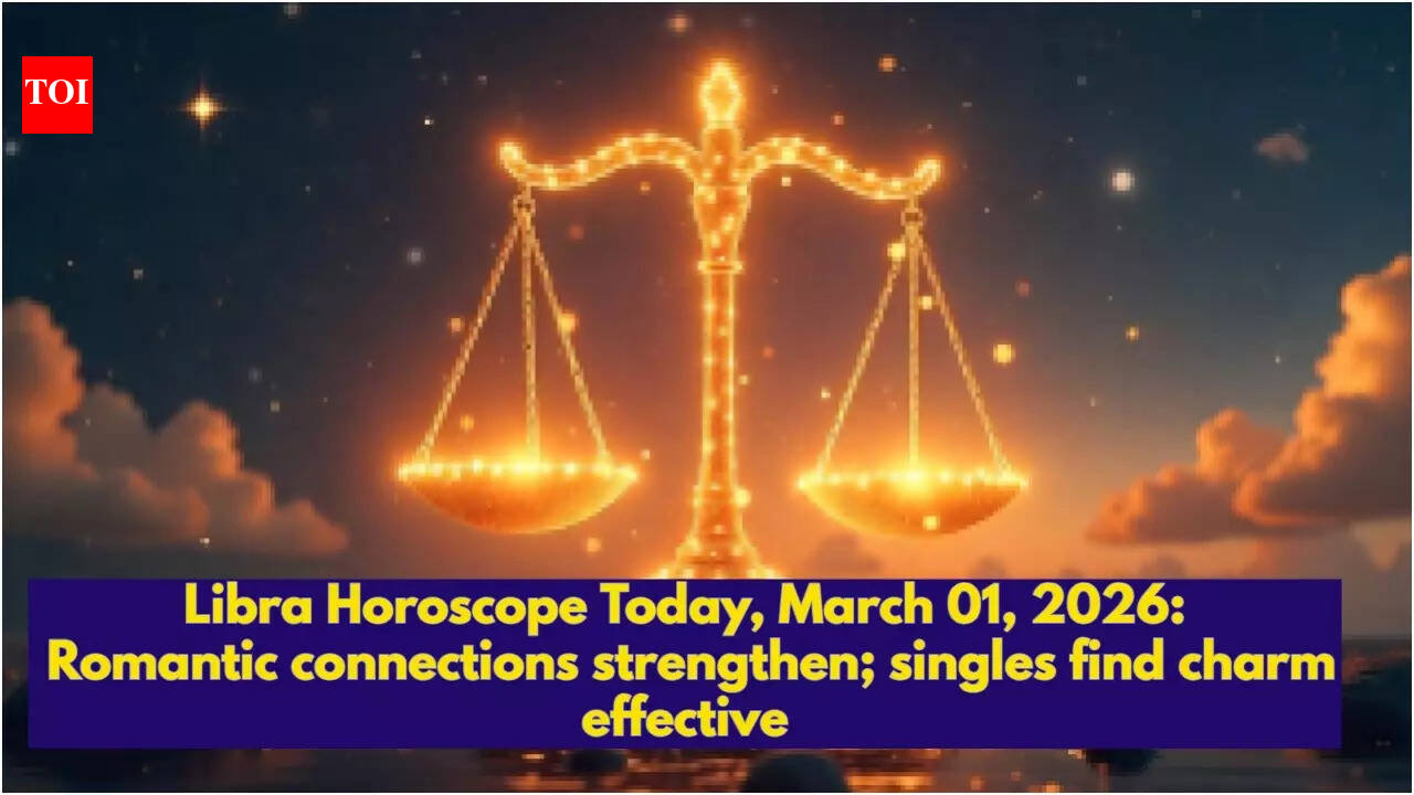 Libra Horoscope Today, March 01, 2026: Romantic connections strengthen; singles find charm effective