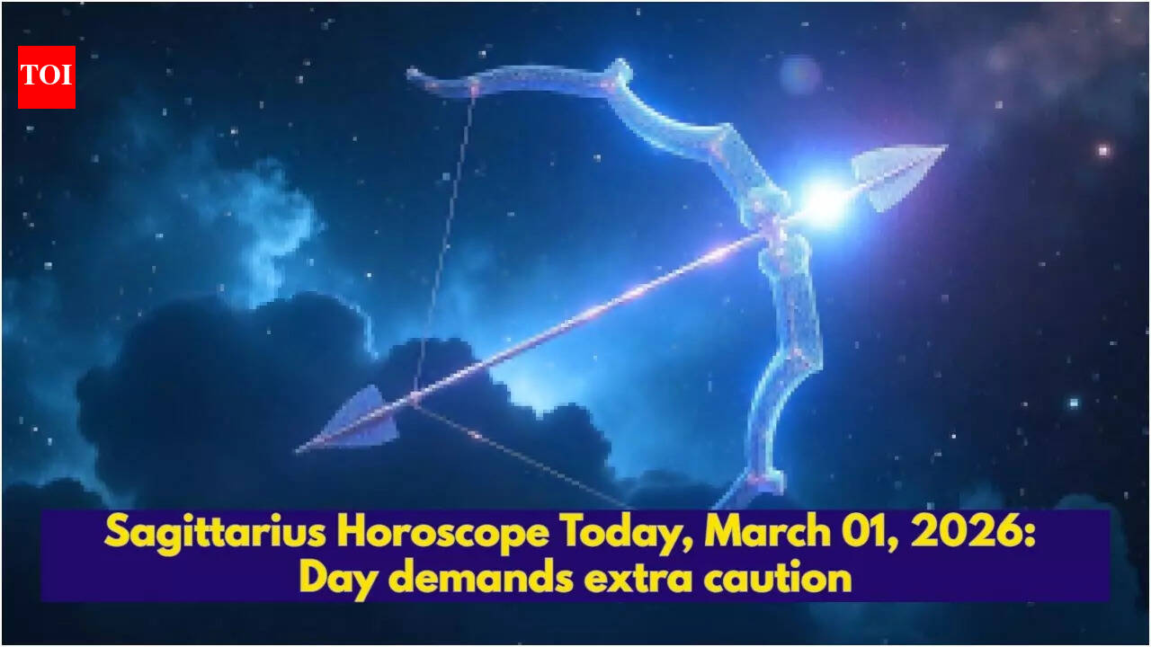 Sagittarius Horoscope Today, March 01, 2026: Day demands extra caution