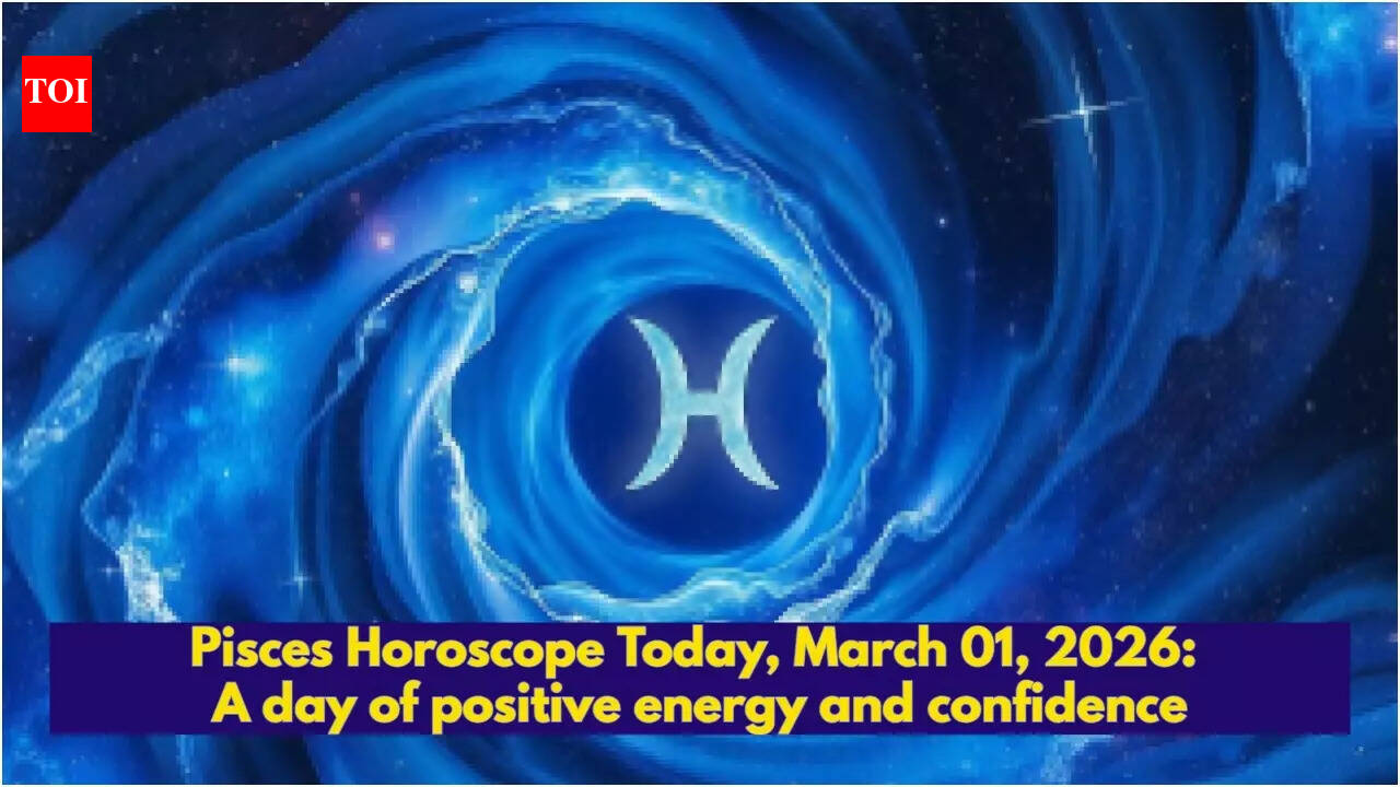Pisces Horoscope Today, March 01, 2026: A day of positive energy and confidence