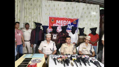 Seven arrested with brown sugar in Jharsuguda