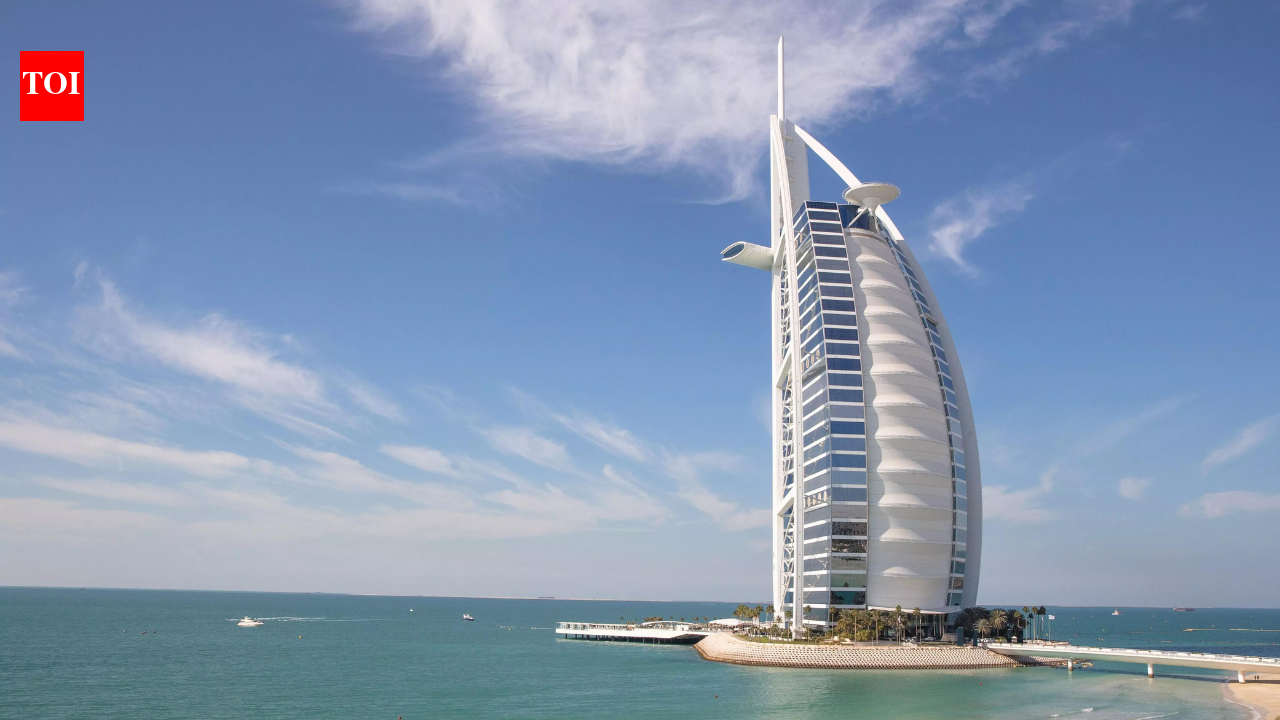 Watch: Drone debris hits Dubai’s Burj Al Arab after iranian strike