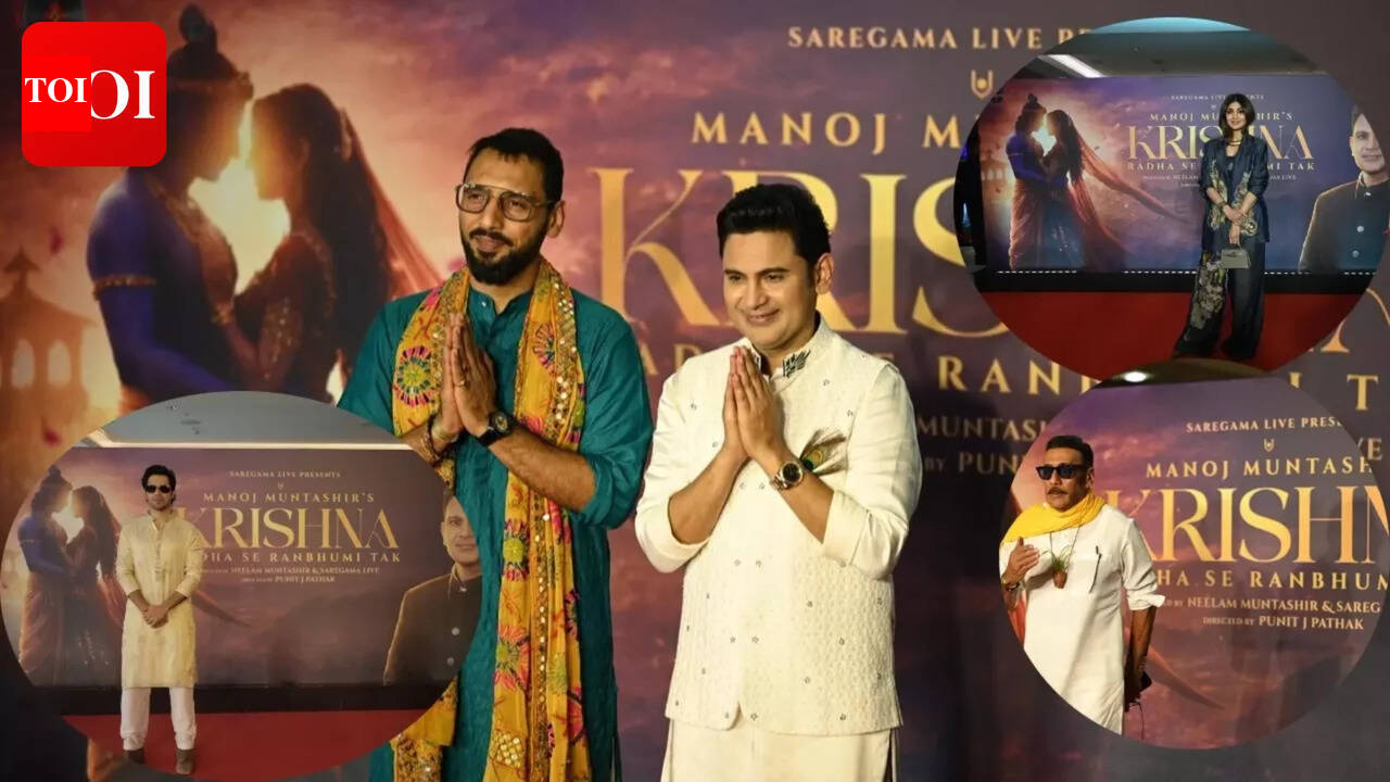 'Krishna – Radha Se Ranbhumi Tak' dazzles Mumbai; Varun Dhawan to Shilpa Shetty attend