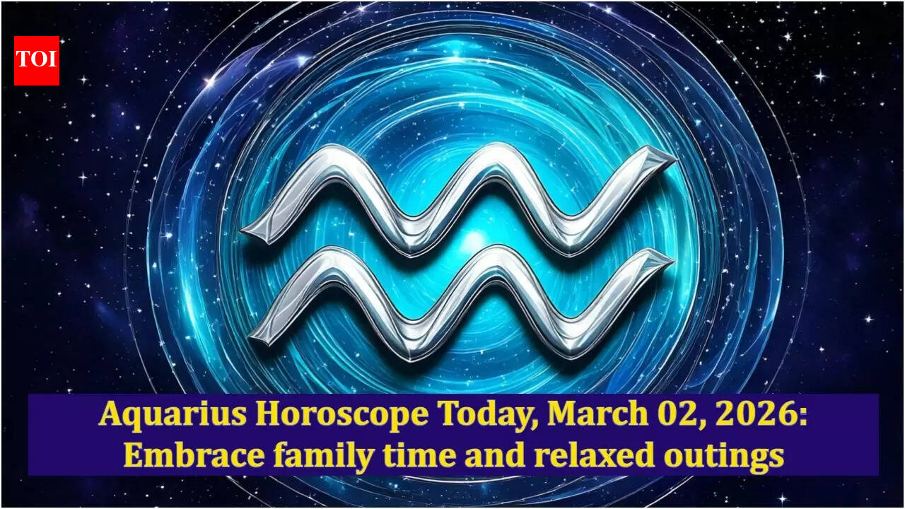 Aquarius Horoscope Today, March 02, 2026: Embrace family time and relaxed outings