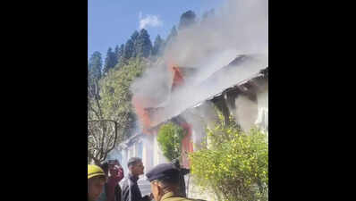 146-yr-old British-era heritage building in Nainital gutted by fire