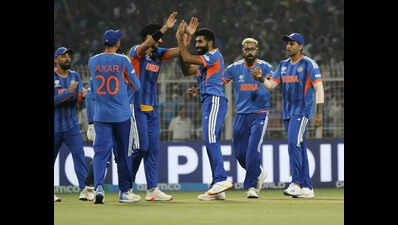 Holi comes early as India edge past WI, reach semis
