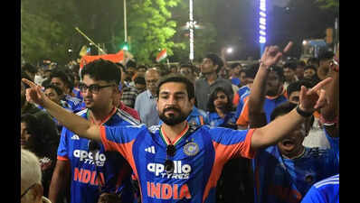 Holi comes early as India edge past WI, reach semis