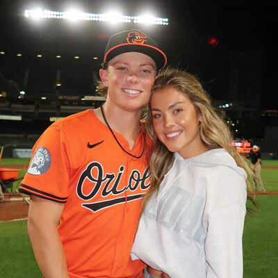 Jackson Holliday and wife Chloé share sweet car moment as Baltimore Orioles infielder continues recovery from hand surgery