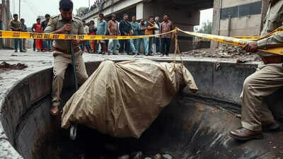 'Places stones on body to prevent floating': UP man strangles wife, dumps her in drain 500 metres from home
