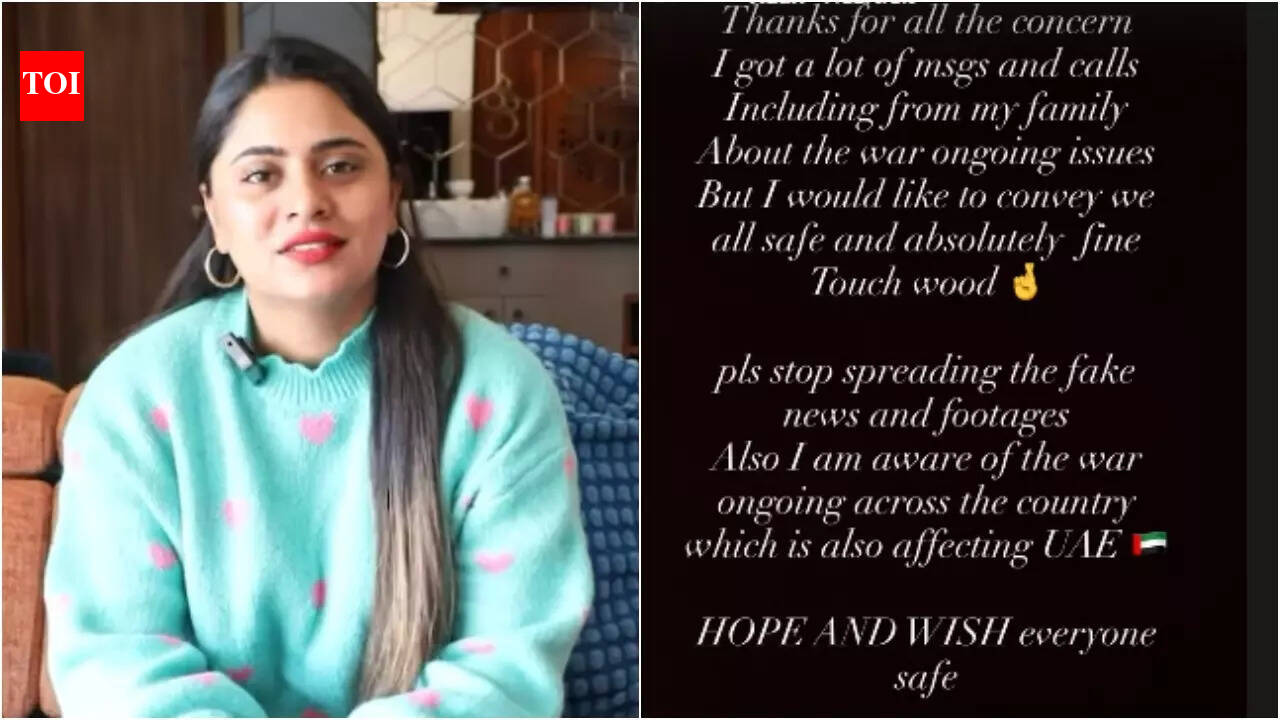 Actress Deepika Das breaks silence on Iran–Israel war concerns during Dubai trip tensions, says, "Stop sharing fake clips"