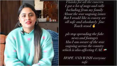 Actress Deepika Das breaks silence on Iran–Israel war concerns during Dubai trip tensions, says, "Stop sharing fake clips"