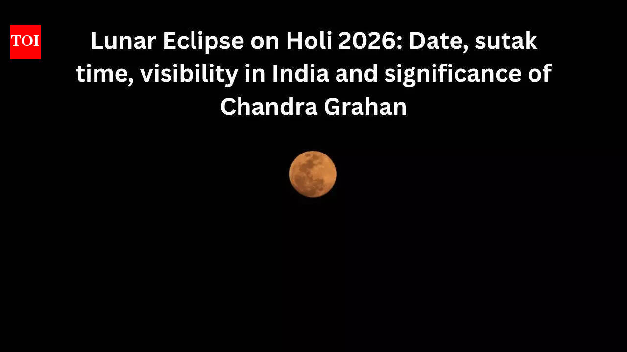 Lunar Eclipse on Holi 2026: Date, sutak time, visibility in India and significance of Chandra Grahan