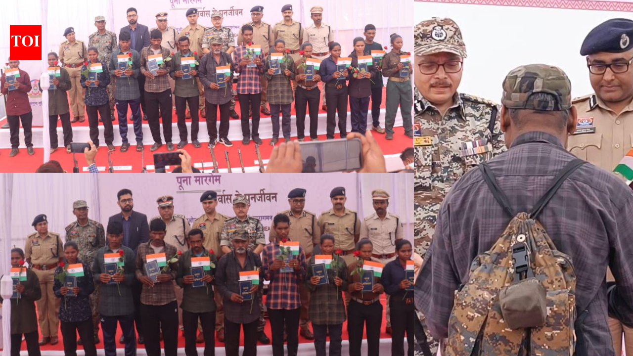 15 armed Maoists, including senior leader surrender in Chhattisgarh's Mahasamund