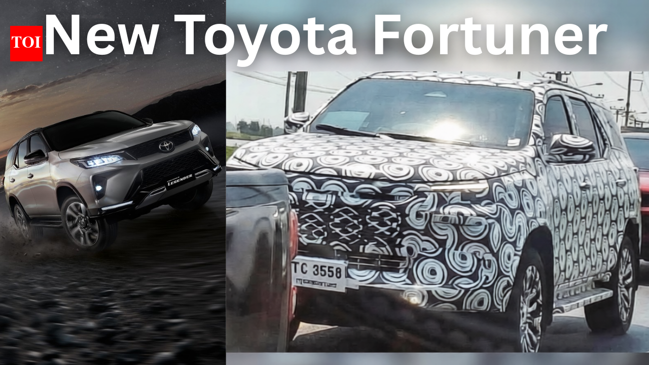 New Toyota Fortuner spotted in muscular, massive avatar: Check images