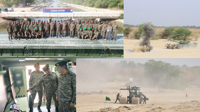 Indian army conducts comprehensive review of battle axe division’s operational in Jaisalmer