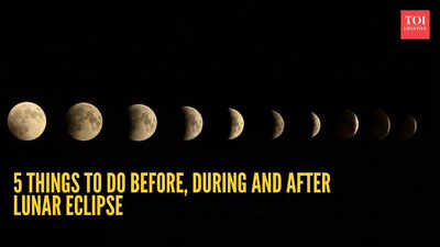 5 Things to do before, during and after Lunar Eclipse