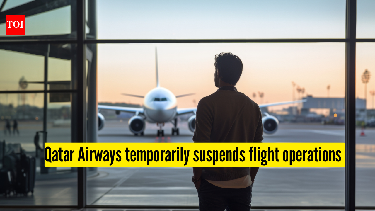 कतर एयरवेज उड़ान स्थिति: कतर एयरस्पेस बंद होने के कारण कतर एयरवेज ने अस्थायी रूप से उड़ान संचालन निलंबित कर दिया है; यात्रियों से स्थिति जांचने को कहा गया |