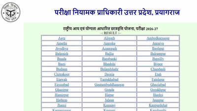 UP NMMS Result 2026 declared at entdata.co.in; check district-wise merit list and scholarship details here
